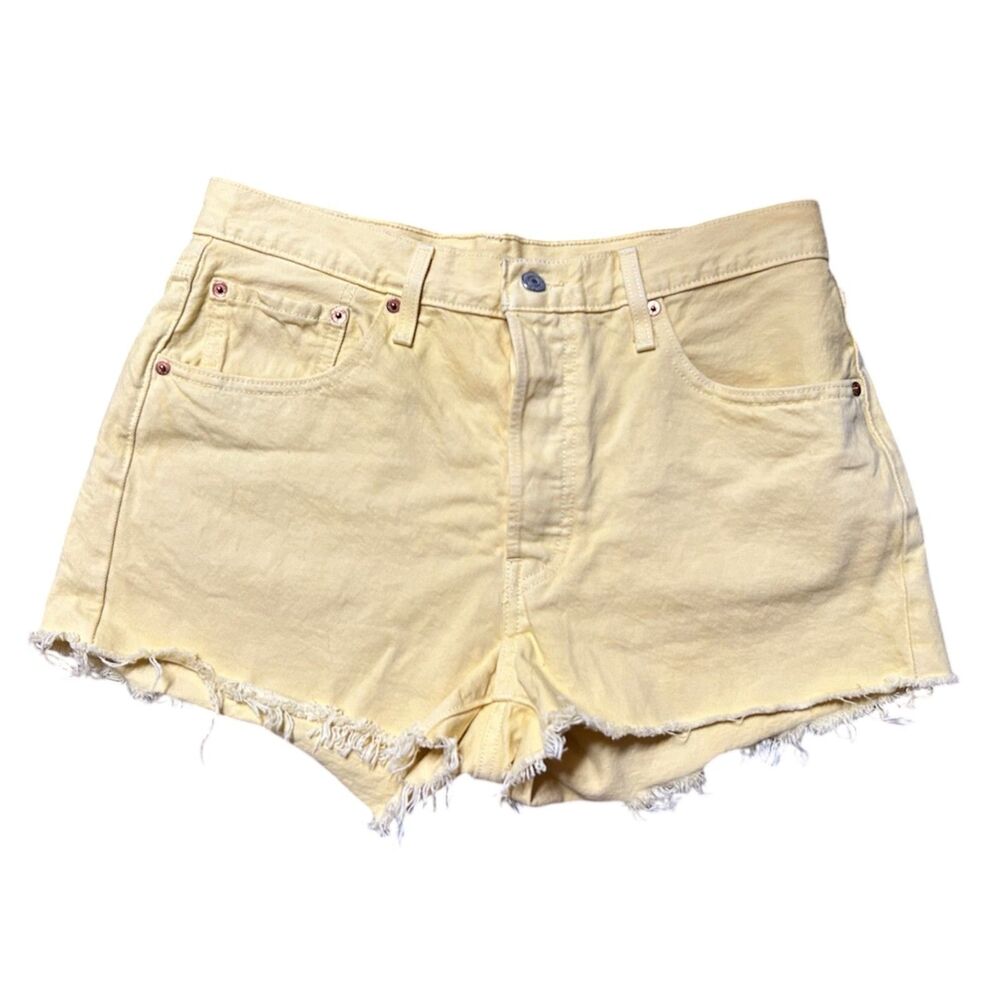 Levi's, Women's 501 Shorts, Size 31, Yellow, Used